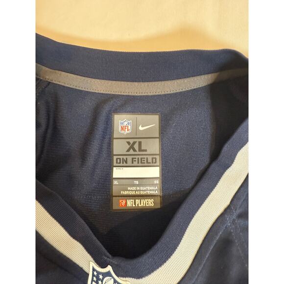 Men’s NFL Nike On Field Patriots #12 Football Jersey Navy Size XL NWT - Picture 3 of 8